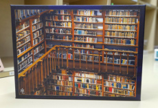 8716951367391 Puzzel (1000st) - Die Klosterbibliothek, Maria Laach